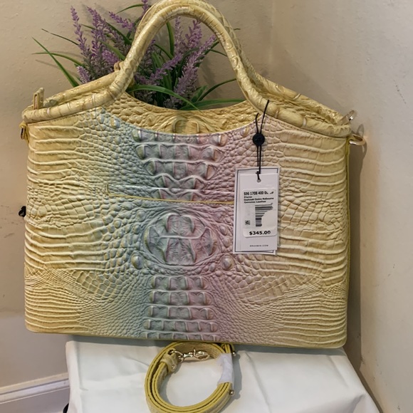 Brahmin Elaine daybreak Ombré Melbourne satchel bag - Picture 14 of 17